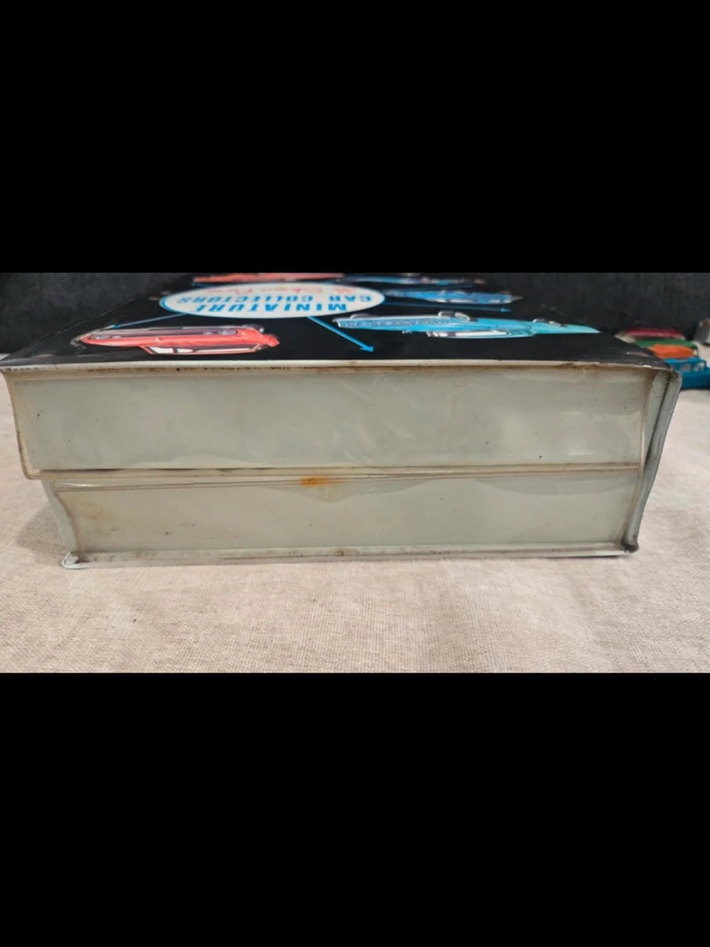 Miniature Car Collectors 48 Car Show Case - Blue & Red Graphics